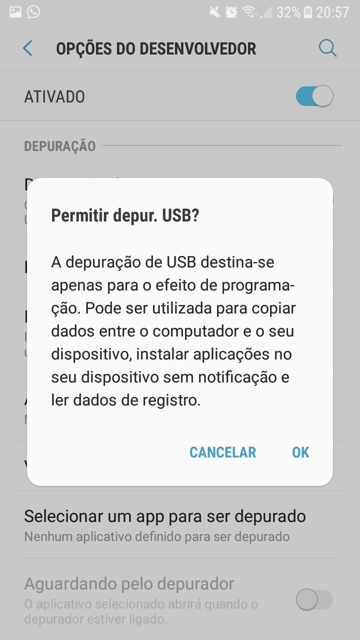 Depuração USB 03